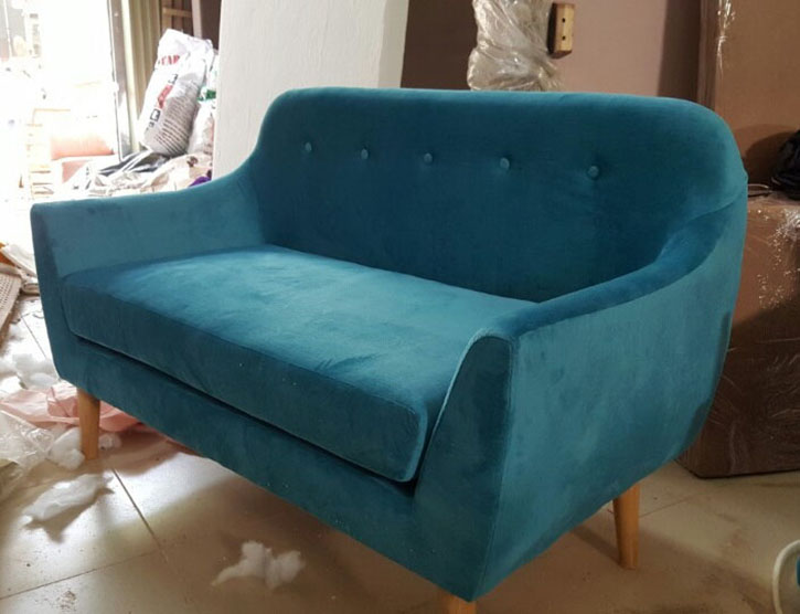 Ghế gỗ đệm sofa